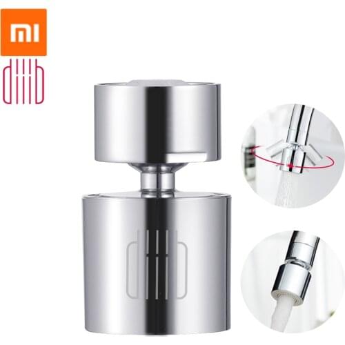 Xiaomi Diiib Kitchen Faucet Bubbler Aerator Water Tap Nozzle Water Saving Filter 360-Degree Double Function 2-Flow Splash-proof