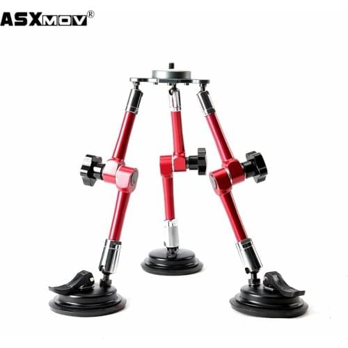 ASXMOV XP03 Aluminium alloy camera tripod 40cm 50kg load strong car suction cup mount holder dslr camera tripod
