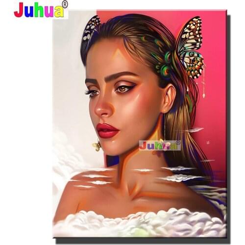Butterfly Fairy Diamond Embroidery Cartoon Diamond Painting Full Square Fantasy Picture Of Rhinestones Mosaic Elves Home Decor