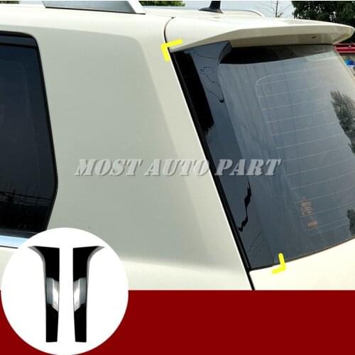 Black Rear Window Spoiler Side Wing Trim Cover For Mercedes Benz GLK Class X204 2009-2015 2pcs Car Decoration Car Trim