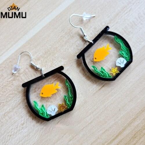 DIANMUMU Women's Gold Earrings