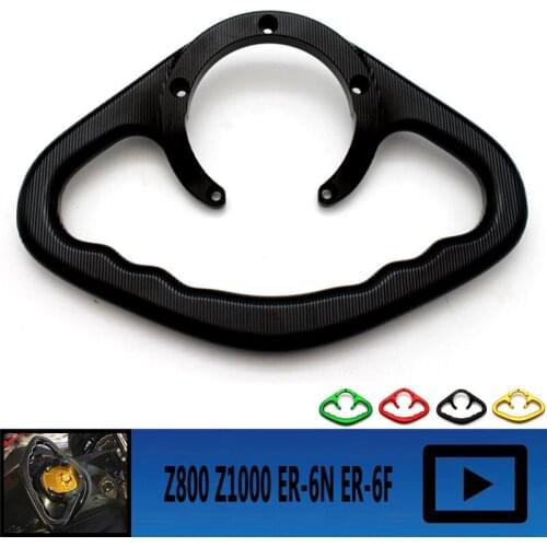 For KAWASAKI Z800 Z1000 ER-6N ER-6F Motorcycle Accessories CNC Passenger Hand Grips Hand Grip Tank Grab Bar Handles Armrest