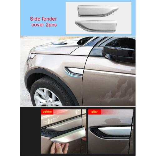 For Land Rover discovery 2015-2019 chrome Car exterior Side fender cover 2pcs