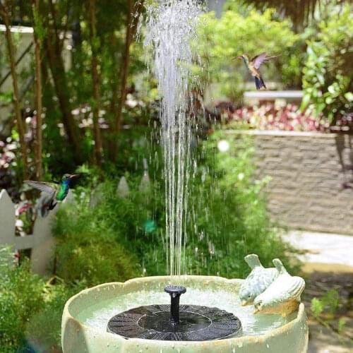Double Filtration Solar Fountain Anti-clogging Detachable Solar Water Pump Panel Supplies