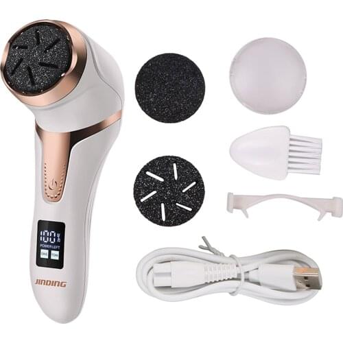 Electric Foot Grinder w/ Vacuum Pedicure File Hard Dead Skin Callus Remover