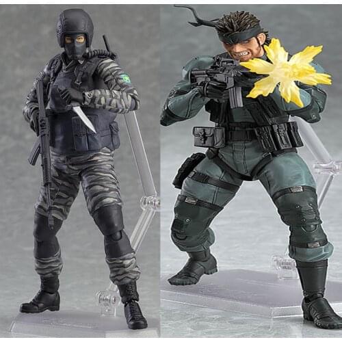 Figma 243 Venom Snake Figure 298 Metal Gear Solid 2 Sons Of Liberty Soldier Action Figures Model Toy Gift