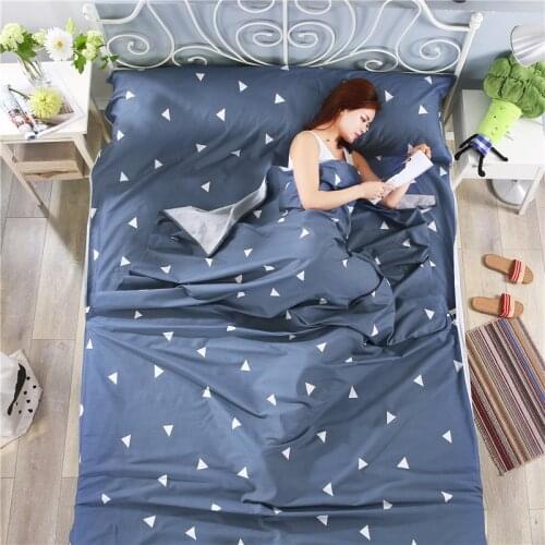 Cotton Convenient Sheet Pillowcase Comfortable Breathable Home Bedroom Travel Hotel Isolate Dirty Things Peace of Mind Sleep