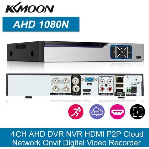 4CH 1080P Hybrid AHD/ONVIF IP/Analog/TVI/CVI/ DVR CCTV Digital Video Recorder P2P Monitoring Security Surveillance System kit