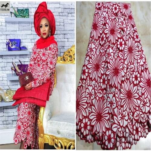 Madison 2020 Latest Guipure Lace Embroiderey French African Cord Lace Fabric High Quality Nigeria Lace Fabric For Wedding