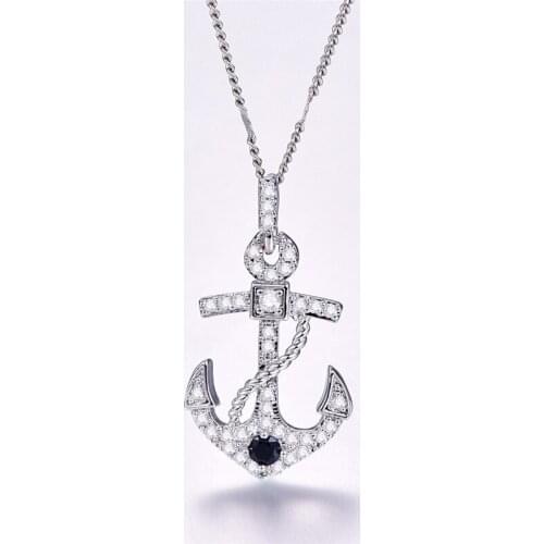 New Trendy Bohemian Crystal Inlaid Pendant Necklace for Women Fashion Metal Sliding Necklace Pendant Accessory Jewelry