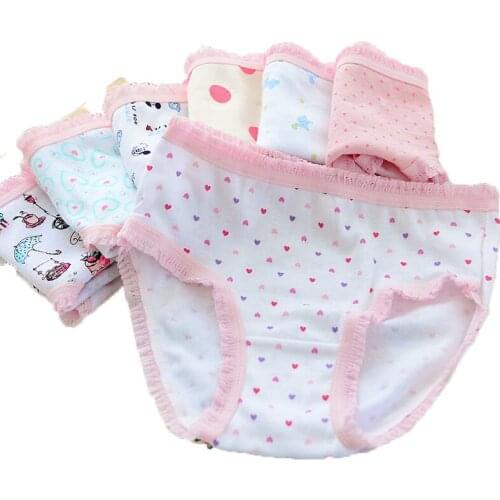 Wholesale(10pcs/lot) Cartoon Design Underwear For Children Kid, 100% Cotton Girls Shorts Underpants Knickers, Free shipping