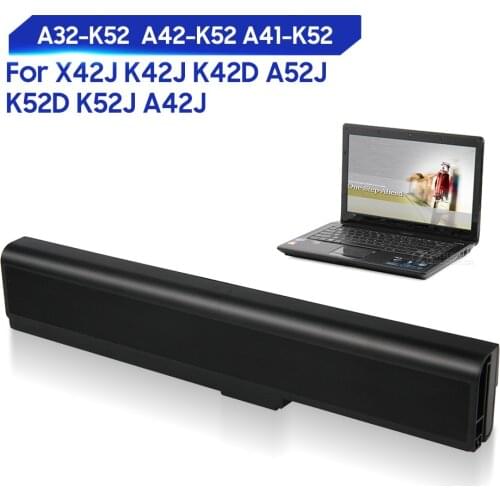 Original Replacement Battery For ASUS X42J K42J K42D A52J K52D K52J A42J A32-K52 A42-K52 A41-K52 K52EQ Genuine Laptop Battery