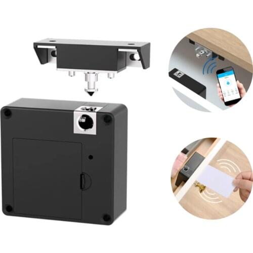 Smart Cabinet Lock IC ID Electronic Lock RFID Furniture Keyless Lock For Drawer Cabinet Wardorbe Door Electric Lock APP Control