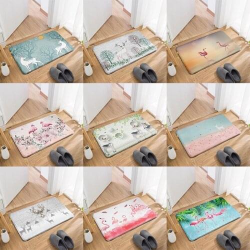 Modern Nordic Style Living Room Floor Mats PVC Non-Slip Bottom Kitchen Bathroom Floor Mats Waterproof Corridor Floor Mats ковер