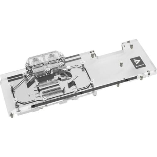 Barrow Full Coverage GPU Water Block for Colorful iGame RTX 3090 Advanced OC,3080 Advanced/Ultra OC 10G, 5V ARGB 3PIN AURA SYNC