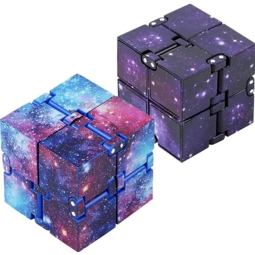 Magic Infinity Cube Hand Mini Toy Finger Anti Stress Relief Endless Cube Blocks for Children Kids Funny Antistress Sensory Toys
