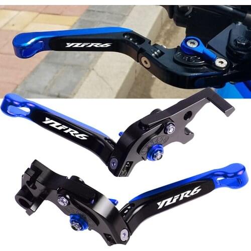 For YAMAHA YZFR6 YZF R6 1999-2004 2000 2001 2002 2003 Brake Clutch Extendable Handle Levers Folding Lever Motorcycle Accessories