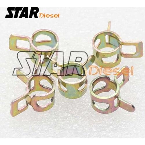 10PCS Return Oil Backflow Joint Pipe Clip for diesel injector for denso bosch injector top Clip