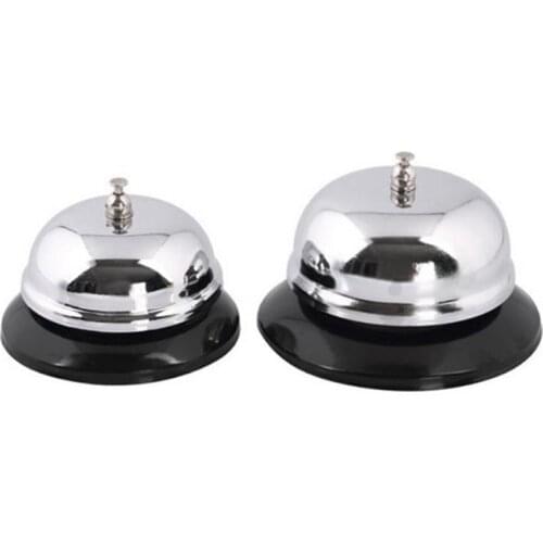 Called Dinner Bell Restaurant Hotel Bell Board Bar Games Service Counter Table Crisp And Crisp Stainless Steel Table Bells 1pcs