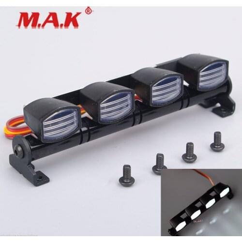 1:10 Scale LED Light Bar White Square Lights fit 1/10 1/8 RC Car Model Toys Accessory In Stock