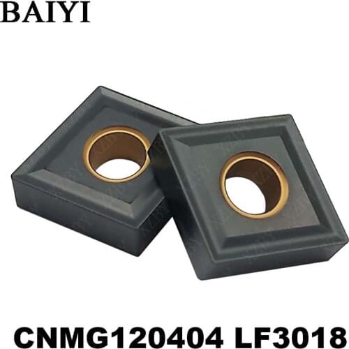 10pcs CNMG120404 LF3018 CNMG 431 CNC machine carbide inserts External cutting turning tools Milling turning tools for cast iron