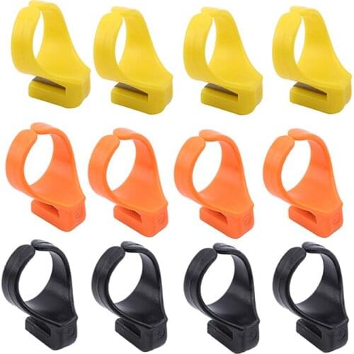 12 PCS/Lot Handcraft DIY Tool ABS Finger Knife Ring Sewing Thimble Thread Cutter Sewing Accessories Gift