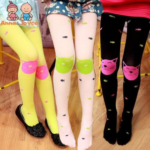 2Pc Baby Stockings Girls Cartoon Pantyhose Cotton Candy Colored Rabbit Ears Dance Stockings Velvet Pantyhose for4-8year