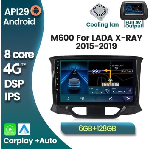 4G LTE API29 Android10 IPS DSP Car Multimedia Player for LADA X-RAY 2015 2016 2017 2018 2019 GPS Navigation Autoradio carplay BT