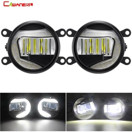 2in1 Fog Light Assembly Car LED Fog Driving Light DRL For Nissan Frontier Xterra Note Pathfinder Navara Pixo Sentra Interstar