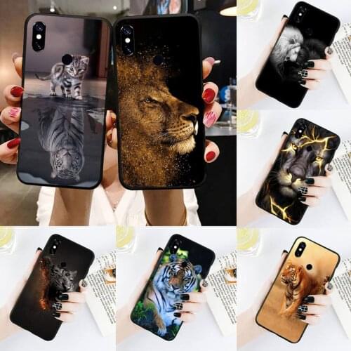 Animals tiger Phone Case For Xiaomi Redmi Note 4 4x 5 6 7 8 pro S2 PLUS 6A PRO