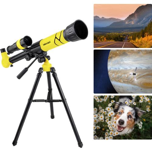 Children Professional Space Astronomical Telescope With Tripod Outdoor Monocular Zoom Spotting Scope Kids Educational Gift Toy