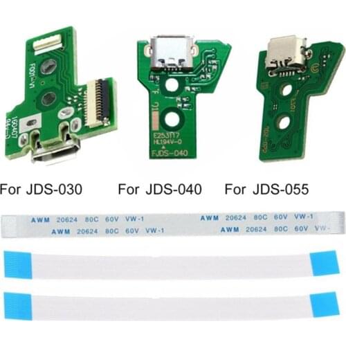 For PS4 Controller Micro USB Charging Socket Port Circuit JDS-040 Board JDS-001 040 jds JDS-055 JDS-030 JDS-011 F001 055 jd Y8O0
