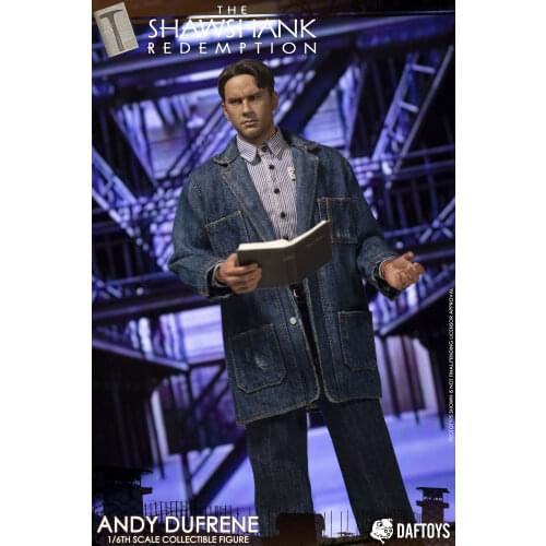 1/6 Action Figure Shawshank Prison Costume Set with Engraved Head for 12-inch Action Figure