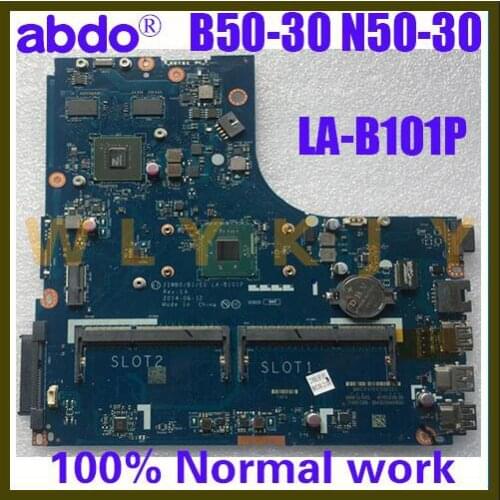 ZIWB0/B1/E0 LA-B101P is suitable for Lenovo B50-30 notebook motherboard CPU N2830 GT820M (without fingerprint) 100% test work