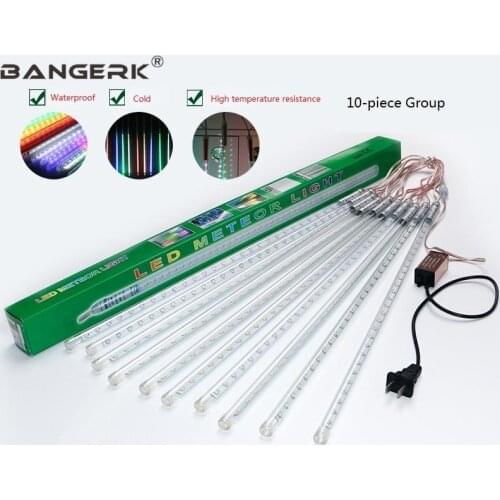 Multi-color 50CM Waterproof Meteor Shower Rain Tubes AC85-265V LED Christmas Lights Wedding Party Garden String Light Outdoor
