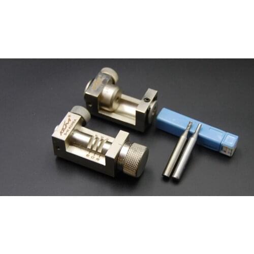 Klom Mondeo jaguar key code machine clamp Key Cutting Machine Fixture Tool for Ford Car key cutting (one set)