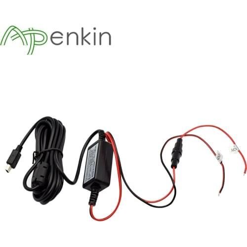 Dash Cam Hard wire kit Hardwire kit Mini USB Magnet ring anti-interferance-Compatible with Car Camera Mini USB Port