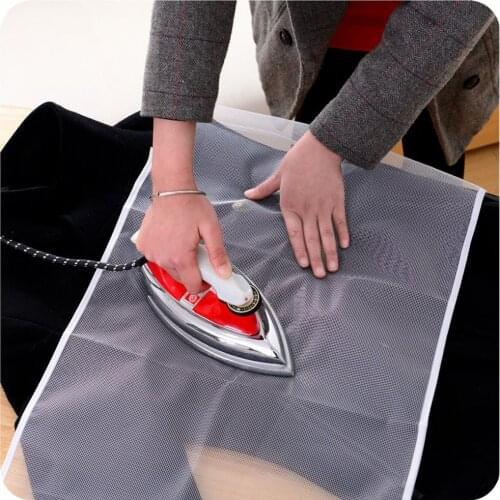 High Temperature Resistance Ironing Pad Heat Insulation Protective Cloth Ironing Mat Mesh Cloth Cover Random Color
