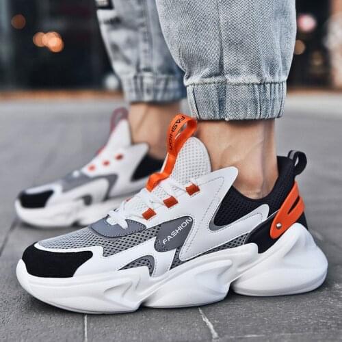 Summer New Mens Fashion Breathable Shoes For Chaussures Casual Men Trendy Chunky Sneakers Trainers 2021 Basket Zapatillas Hombre