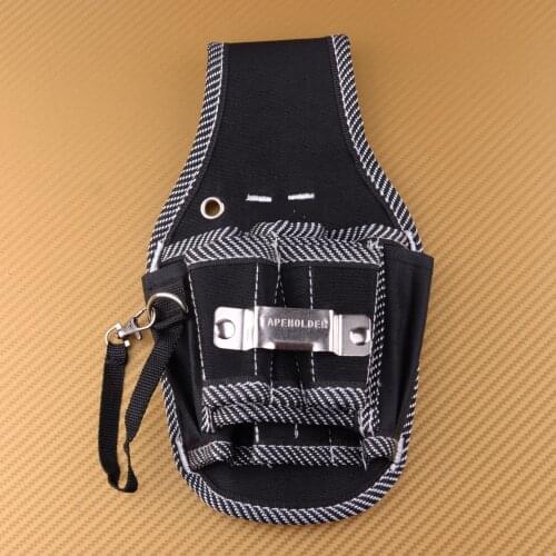 LEATAOSK Nylon Black Electrician Waist Pocket Tools Belt Pouch Bag Screwdriver Utility Kit Holder Case Storage Durable Hardware