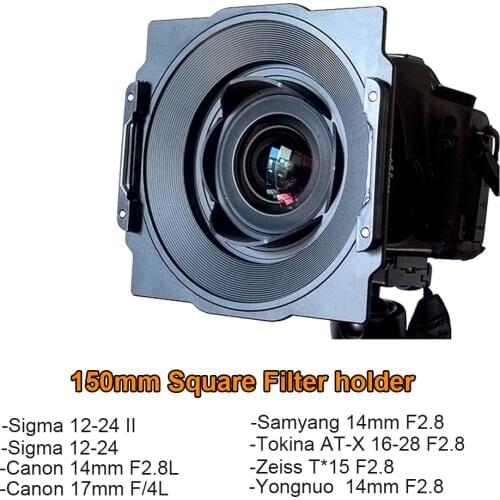 Wyatt Metal 150mm Square Filter Holder Bracket for Tokina 16-28,Samyang 14mm,Canon 17mm/14mm,Sigma 12-24mm II,Zeiss T*15mm Lens