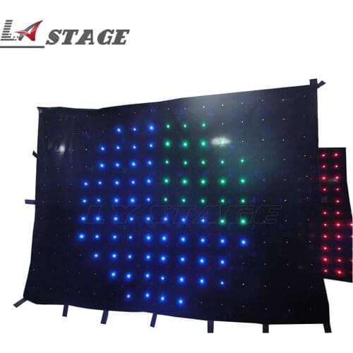 P10 2M*5M Led Video Curtain,DMX DJ Booth,Dj Backdrops,Wedding Backdrops