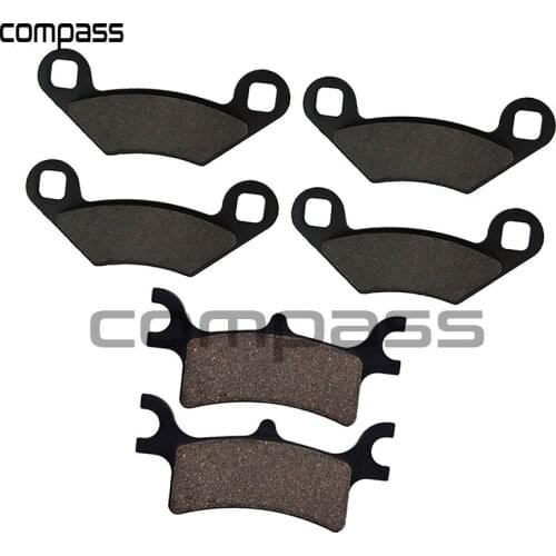 Motorcycle Front and Rear Brake Pads for POLARIS 500 Scrambler 4 x 2005-2012