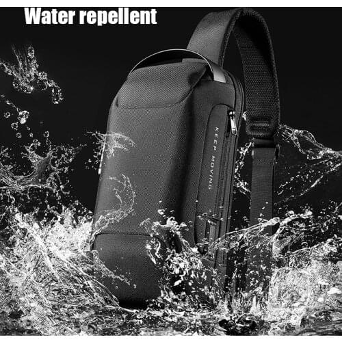 Hot Chest Bag New Anti-thief Men Crossbody Bag Waterproof Shoulder Bags USB Charging Short Trip For Male Travel Pack