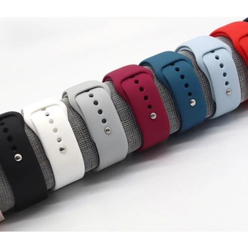 20/22mm Bracelet For Huami Amazfit Strap GTS 2 Mini GTR2 47mm 42mm Replacement Smartwatch Band Belt Correa For Amazfit Bip Strap