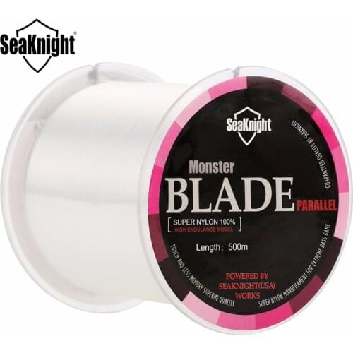 SeaKnight Brand Series 500m Nylon Fishing Line Monofilament Material Fish Line 2-35LB Mono Nylon