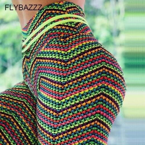 Fitness Printed High Waist Yoga Pants Tights Running Leggings Sports Gym Women Tights Yoga Legging Quick Dry Breathable Trousers