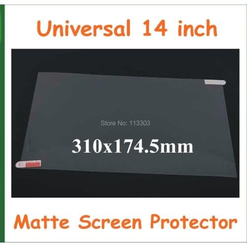 100pcs Universal Anti-glare Matte Screen Protector 14 inch 14" Protective Film for Computer Monitor Laptop Notebook 310x174.5mm