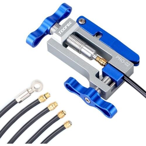 Universal Bicycle Brake Repair Tool 2 in 1 MTB Bike Cycling Hydraulic Hose Needle Driver Cutter Connector Insert Install Tool