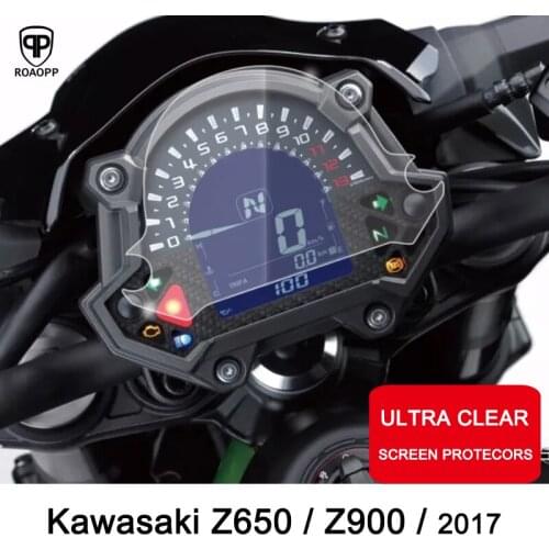 ROAOPP Motorcycle Cluster Scratch Protection Film Cluster Screen Protector for Kawasaki Z900 Z650 2017